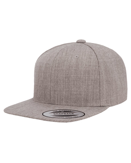 Yupoong Adult 6-Panel Structured Flat Visor Classic Snapback Yupoong