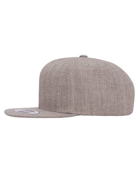 Yupoong Adult 6-Panel Structured Flat Visor Classic Snapback Yupoong