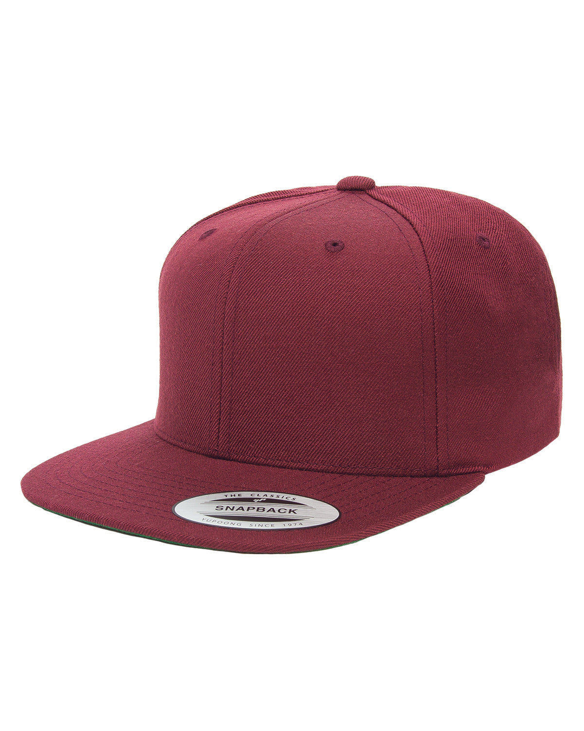 Yupoong Adult 6-Panel Structured Flat Visor Classic Snapback Yupoong