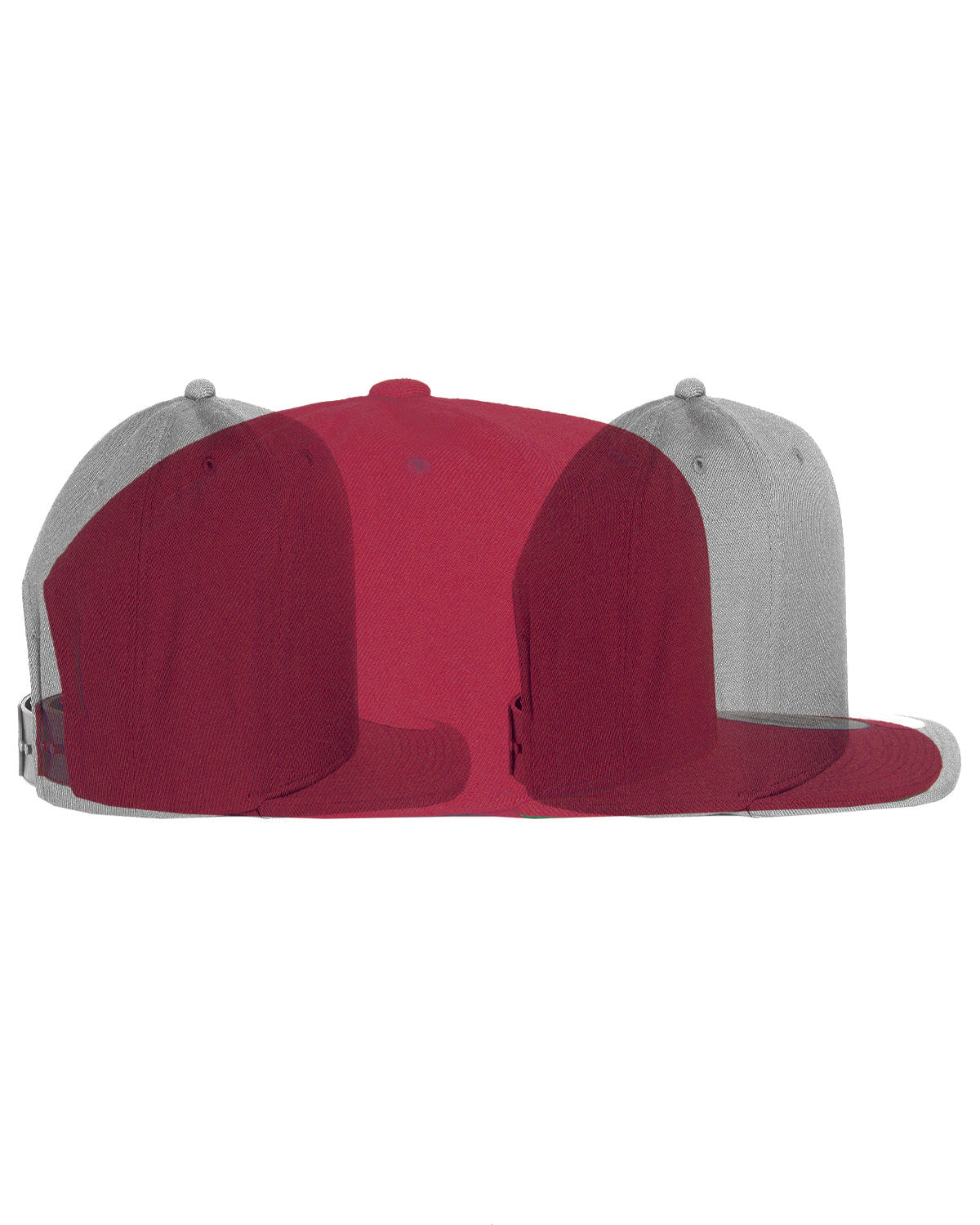 Yupoong Adult 6-Panel Structured Flat Visor Classic Snapback Yupoong