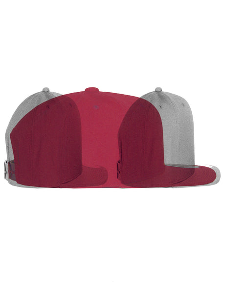 Yupoong Adult 6-Panel Structured Flat Visor Classic Snapback Yupoong