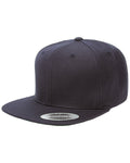 Yupoong Adult 6-Panel Structured Flat Visor Classic Snapback Yupoong