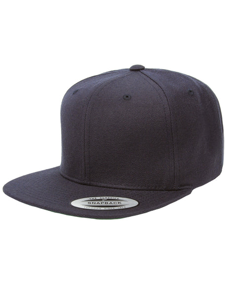 Yupoong Adult 6-Panel Structured Flat Visor Classic Snapback Yupoong