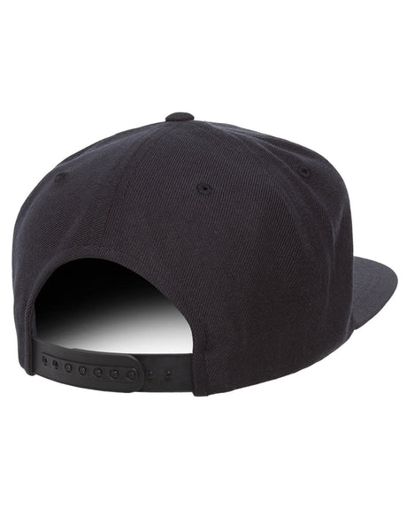 Yupoong Adult 6-Panel Structured Flat Visor Classic Snapback Yupoong