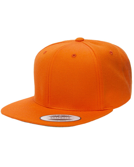 Yupoong Adult 6-Panel Structured Flat Visor Classic Snapback Yupoong