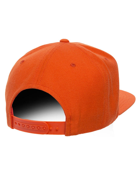 Yupoong Adult 6-Panel Structured Flat Visor Classic Snapback Yupoong