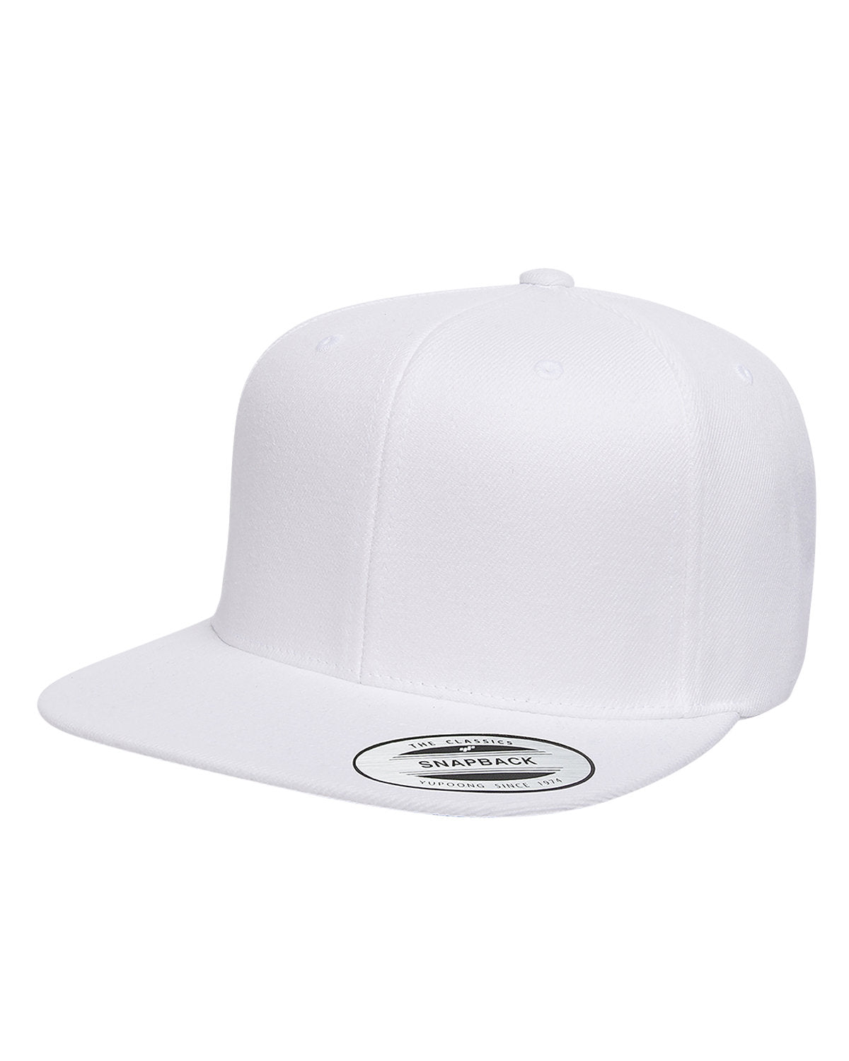 Yupoong Adult 6-Panel Structured Flat Visor Classic Snapback Yupoong