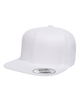 Yupoong Adult 6-Panel Structured Flat Visor Classic Snapback Yupoong