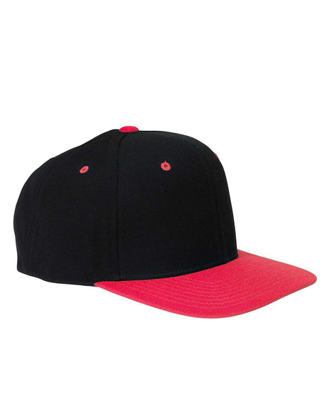 Yupoong Adult 6-Panel Structured Flat Visor Classic Snapback Yupoong