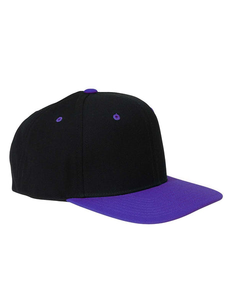 Yupoong Adult 6-Panel Structured Flat Visor Classic Snapback Yupoong