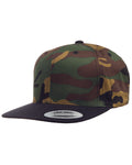 Yupoong Adult 6-Panel Structured Flat Visor Classic Snapback Yupoong