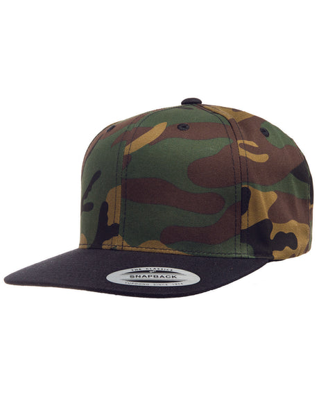 Yupoong Adult 6-Panel Structured Flat Visor Classic Snapback Yupoong