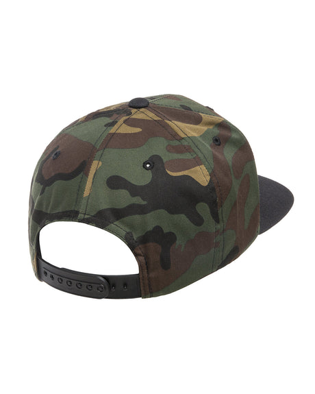 Yupoong Adult 6-Panel Structured Flat Visor Classic Snapback Yupoong