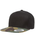 Yupoong Adult 6-Panel Structured Flat Visor Classic Snapback Yupoong