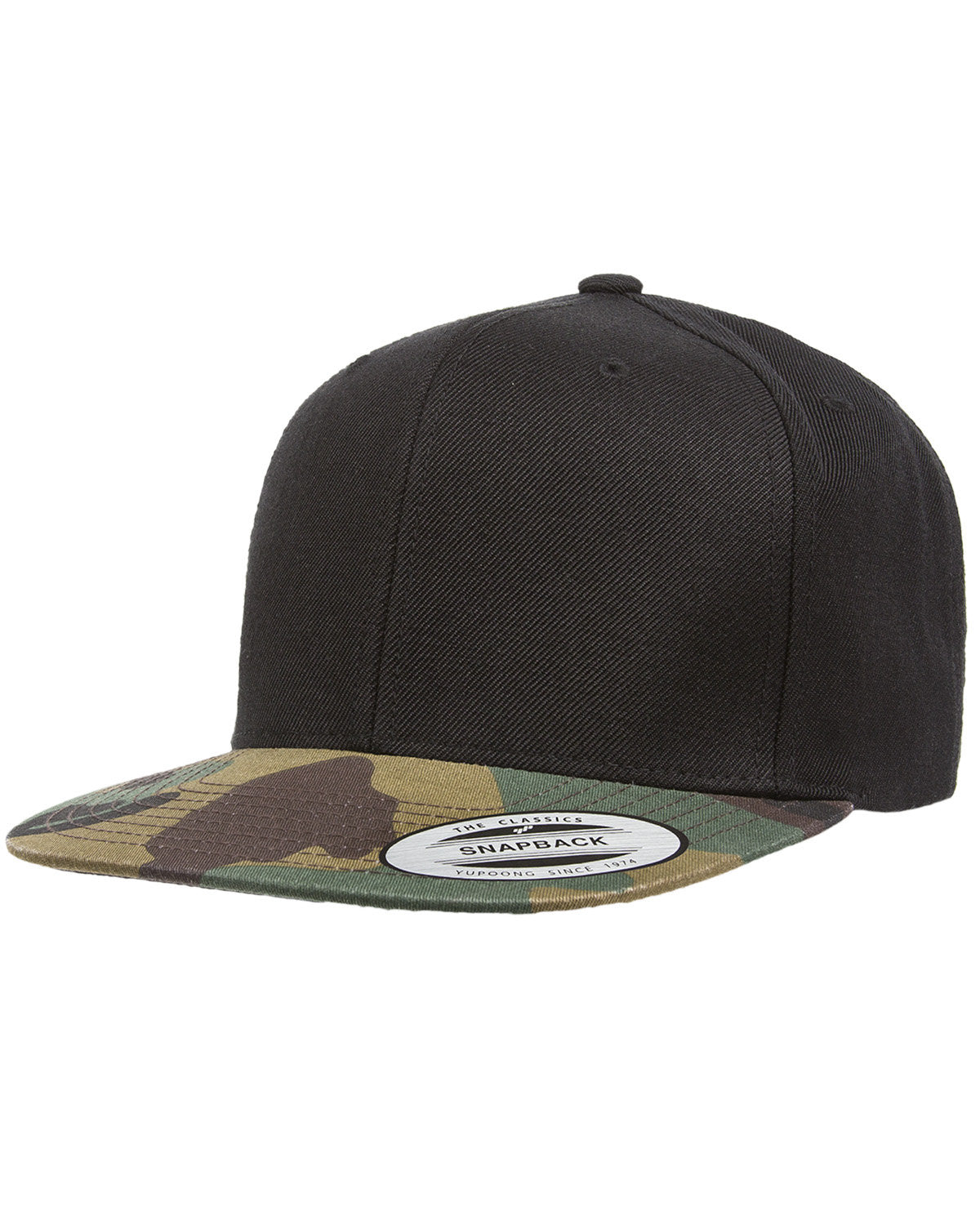 Yupoong Adult 6-Panel Structured Flat Visor Classic Snapback Yupoong