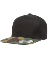 Yupoong Adult 6-Panel Structured Flat Visor Classic Snapback Yupoong