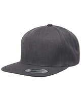 Yupoong Adult 6-Panel Structured Flat Visor Classic Snapback Yupoong