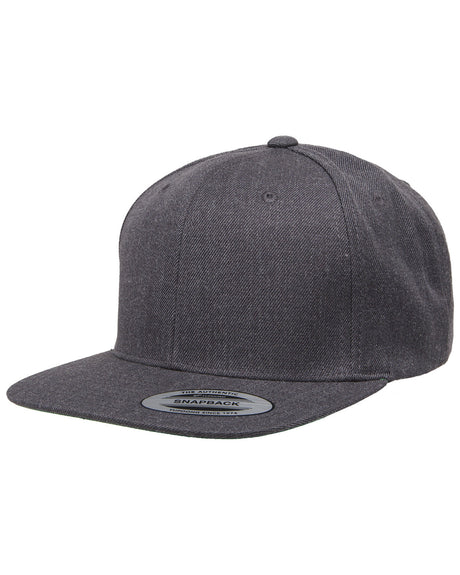 Yupoong Adult 6-Panel Structured Flat Visor Classic Snapback Yupoong