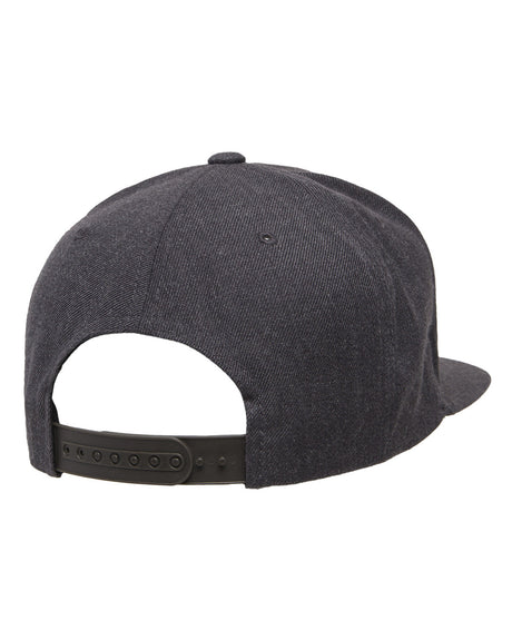 Yupoong Adult 6-Panel Structured Flat Visor Classic Snapback Yupoong