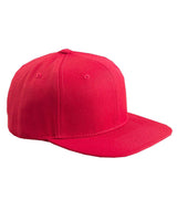Yupoong Adult 6-Panel Structured Flat Visor Classic Snapback Yupoong
