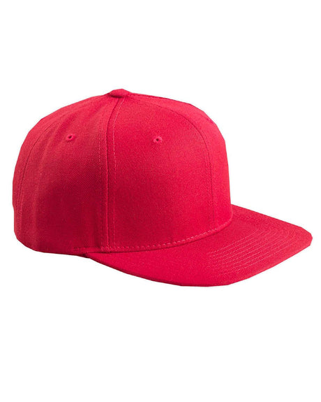 Yupoong Adult 6-Panel Structured Flat Visor Classic Snapback Yupoong