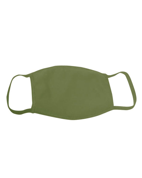 Bayside USA-Made 100% Cotton Face Mask - 25 Pack Bayside
