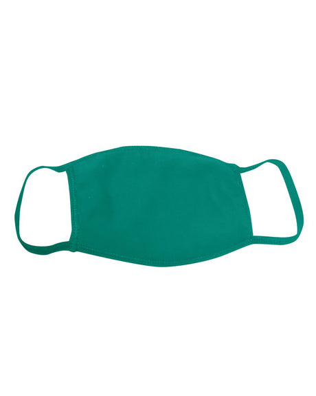 Bayside USA-Made 100% Cotton Face Mask - 25 Pack Bayside