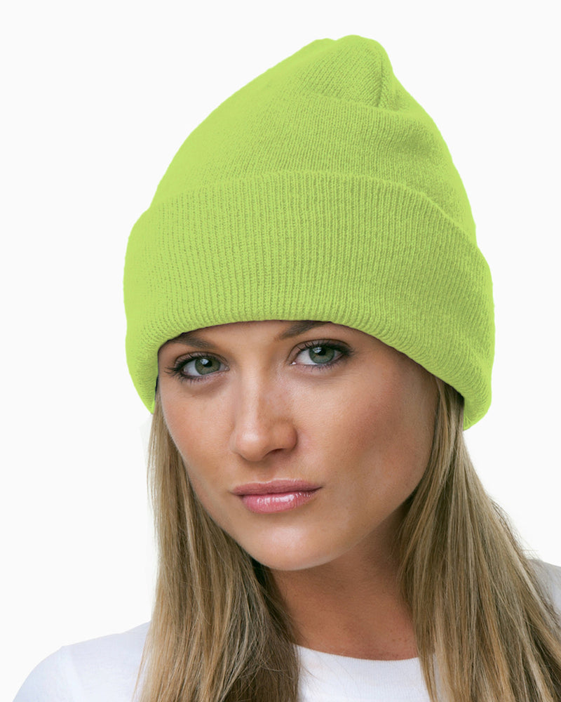 Bayside 100% Acrylic Knit Cuff Beanie