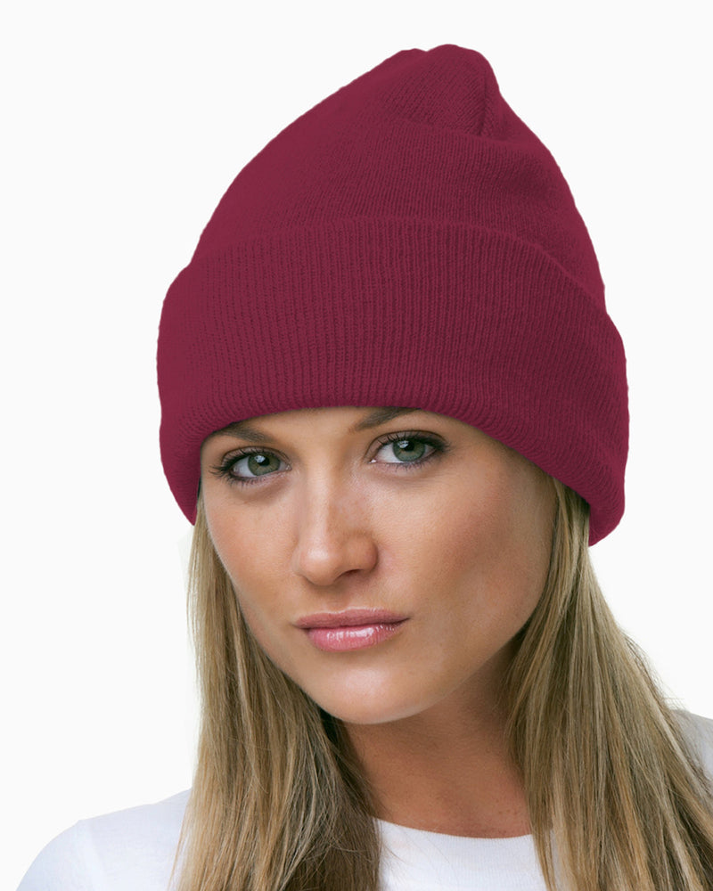 Bayside 100% Acrylic Knit Cuff Beanie