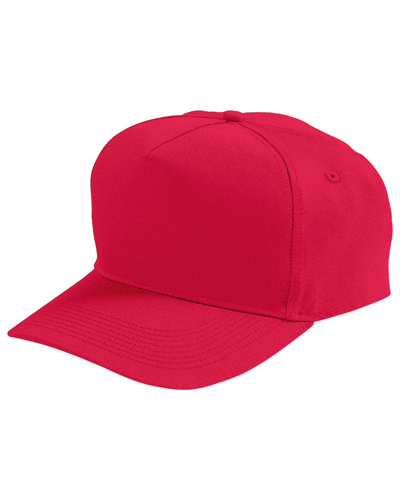 Augusta Sportswear Adult 5-Panel Cotton Twill Cap