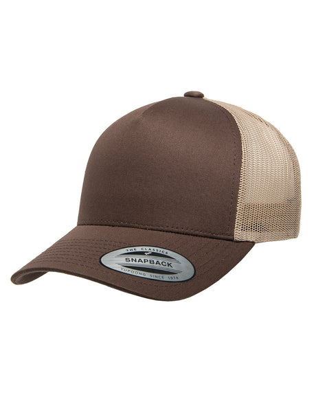 Yupoong Adult 5-Panel Retro Trucker Cap Yupoong