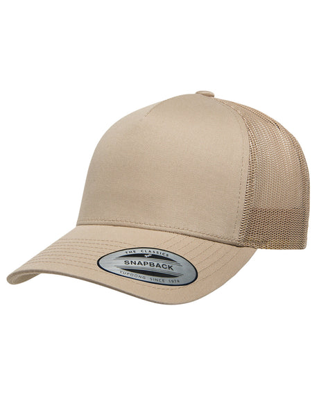Yupoong Adult 5-Panel Retro Trucker Cap Yupoong