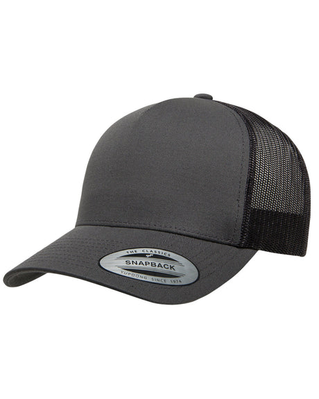 Yupoong Adult 5-Panel Retro Trucker Cap Yupoong