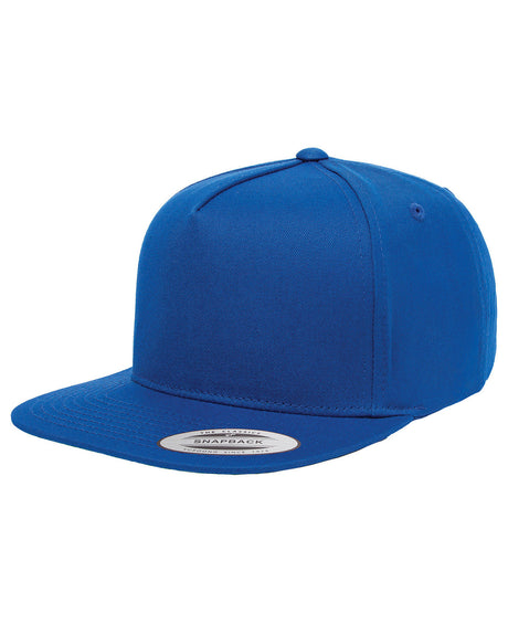 Yupoong Adult 5-Panel Cotton Twill Snapback Cap Yupoong