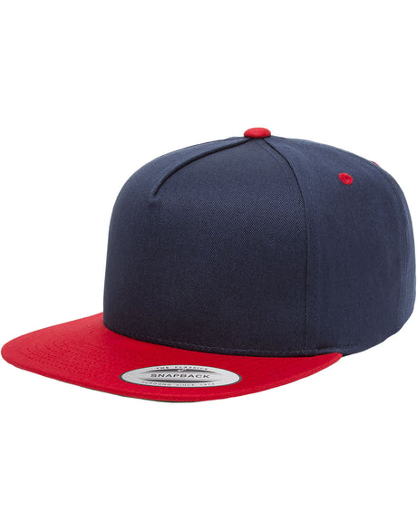 Yupoong Adult 5-Panel Cotton Twill Snapback Cap Yupoong