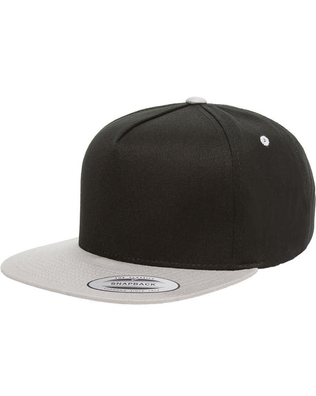 Yupoong Adult 5-Panel Cotton Twill Snapback Cap Yupoong
