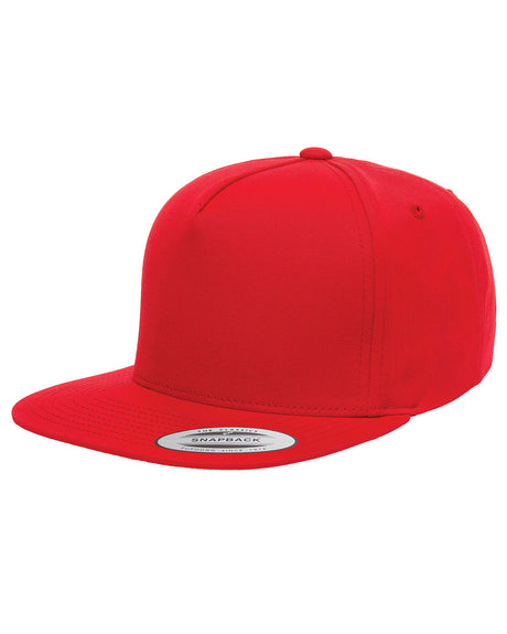 Yupoong Adult 5-Panel Cotton Twill Snapback Cap Yupoong