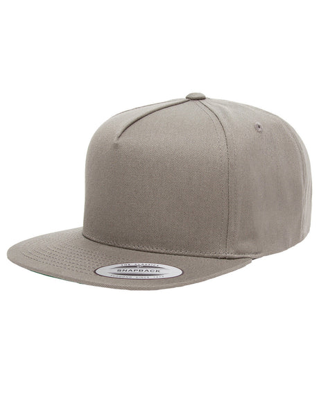 Yupoong Adult 5-Panel Cotton Twill Snapback Cap Yupoong