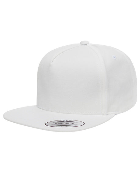 Yupoong Adult 5-Panel Cotton Twill Snapback Cap Yupoong