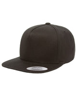 Yupoong Adult 5-Panel Cotton Twill Snapback Cap Yupoong