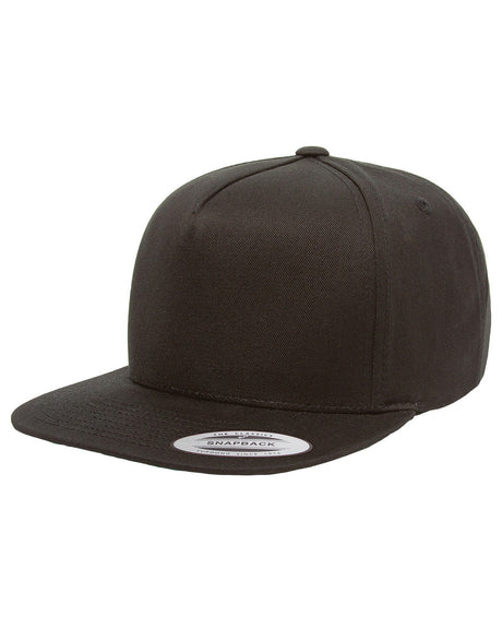 Yupoong Adult 5-Panel Cotton Twill Snapback Cap Yupoong