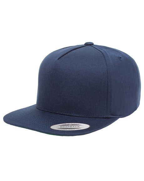 Yupoong Adult 5-Panel Cotton Twill Snapback Cap Yupoong