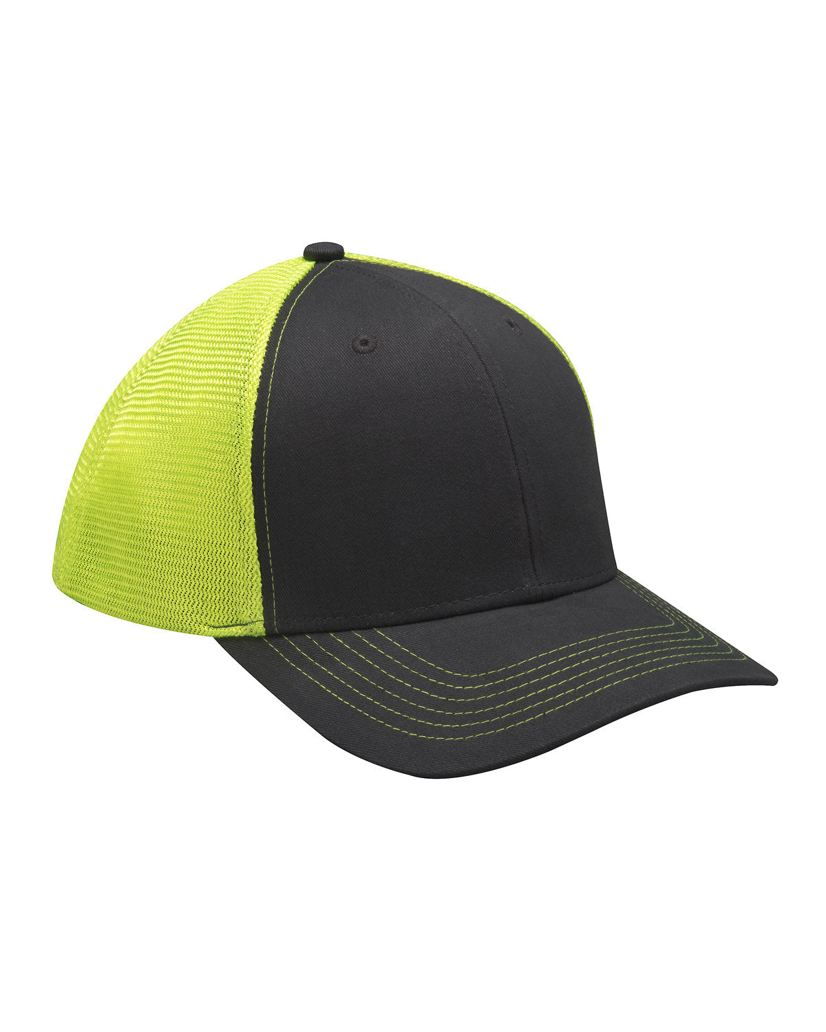 Adams Brushed Cotton/Soft Mesh Trucker Style Cap Adams