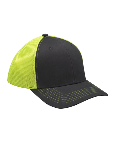 Adams Brushed Cotton/Soft Mesh Trucker Style Cap Adams