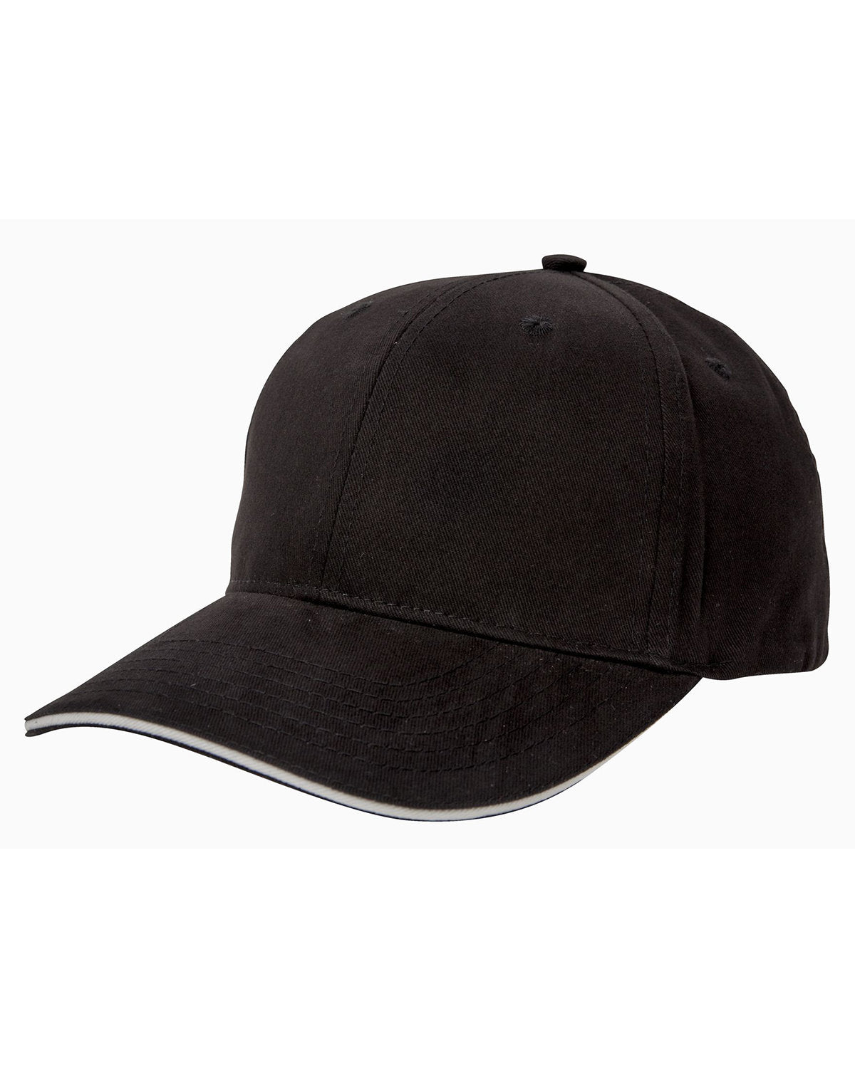 Big Accessories 6-Panel Twill Sandwich Baseball Cap Big Accessories