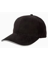 Big Accessories 6-Panel Twill Sandwich Baseball Cap Big Accessories