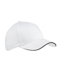 Big Accessories 6-Panel Twill Sandwich Baseball Cap Big Accessories