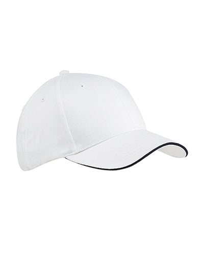 Big Accessories 6-Panel Twill Sandwich Baseball Cap