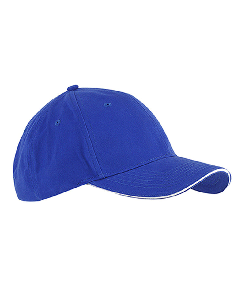 Big Accessories 6-Panel Twill Sandwich Baseball Cap