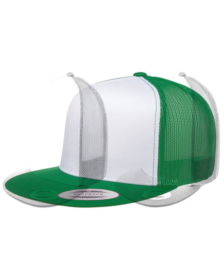 Yupoong Adult Classic Trucker with White Front Panel Cap Yupoong